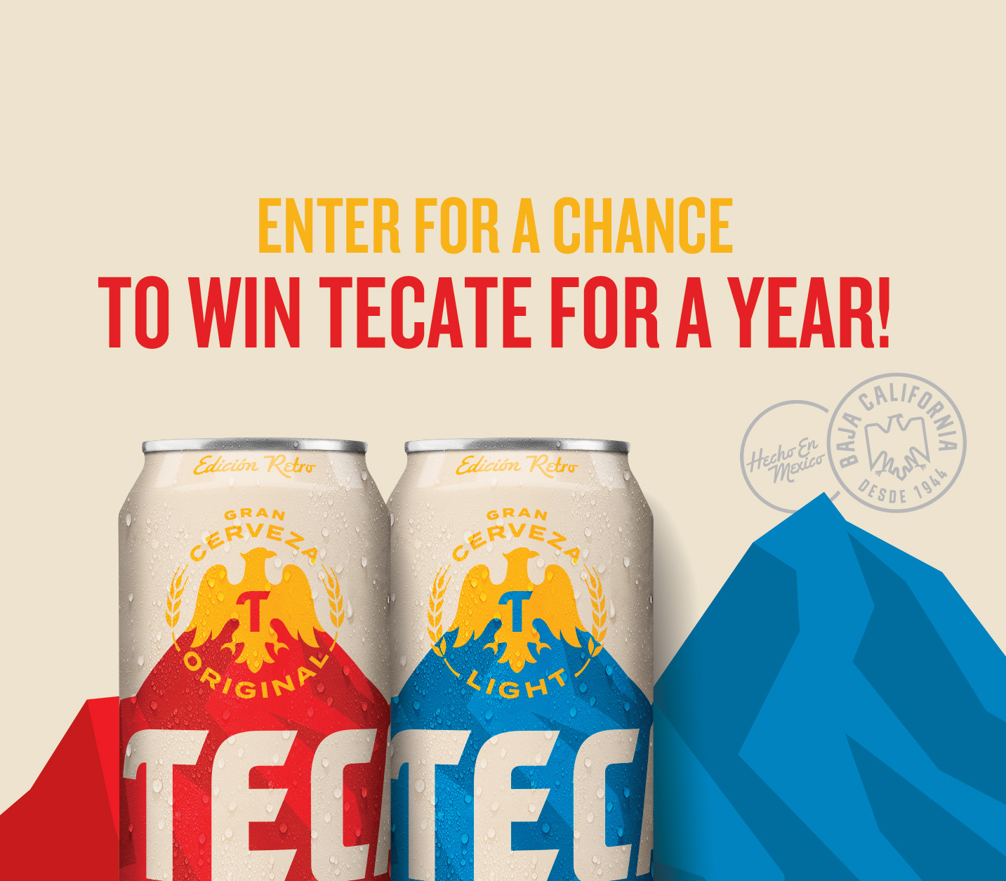 Tecate Beer For a Year