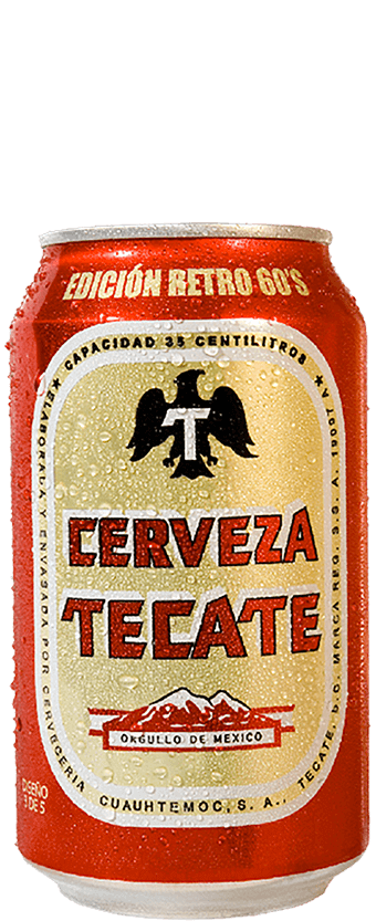 1960 presentation of Tecate Original. The first ever "easy open" can in Mexico.